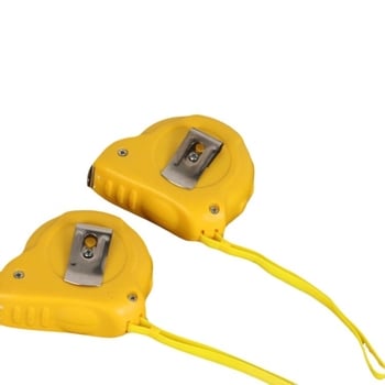 Μετροταινία από ανοξείδωτο ατσάλι, υψηλή ακρίβεια, διαφανής ενισχυμένη θήκη