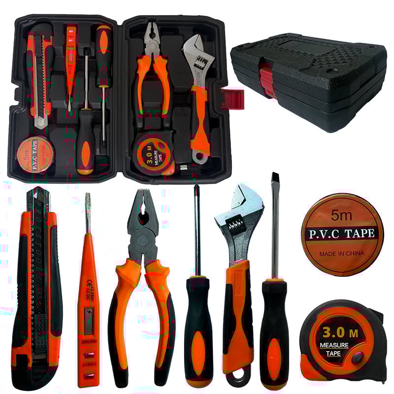 Maijie Pilnas namų ūkio įrankių rinkinys, įrankiai iš anglies plieno