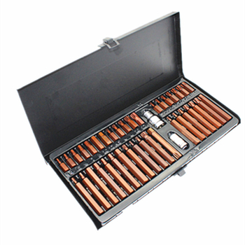 Комплект инструменти с дръжки във форма на сливово цветче, вътрешно-шестогранни гаечни ключове и битове за отвертки от S2 стомана