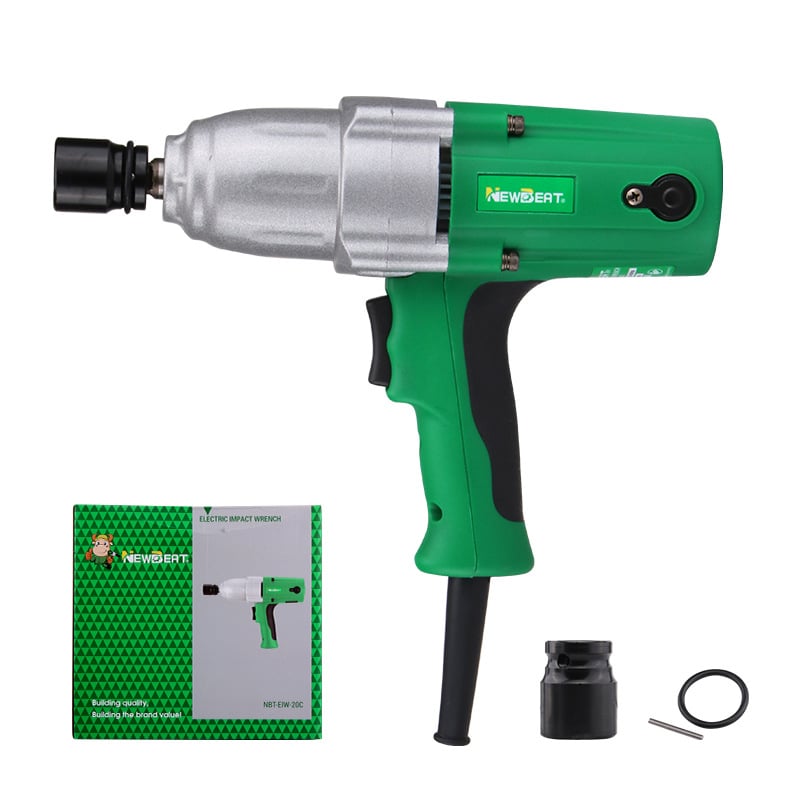 Elektrinis veržliasukis, 260 N sukimo momentas, M12-M20 sriegio diapazonas, 220V AC, nešiojamas