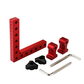 Medienos darbams – 90° kampinis laikiklis panelėms, lydinio plienas, 400 g, 1 rinkinys