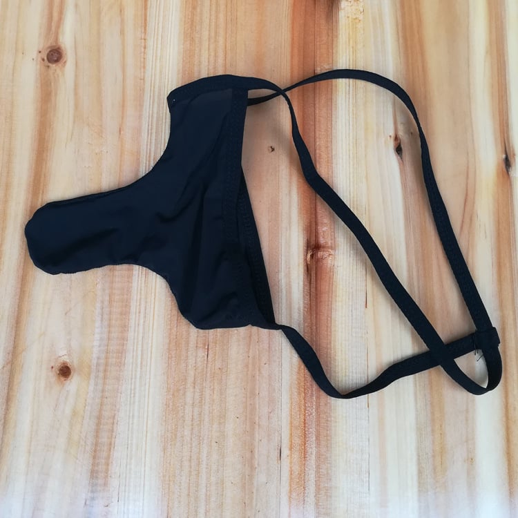 Мъжки стринг бельо от Ice Silk за оформяне на тялото, ниска талия, 80% найлон