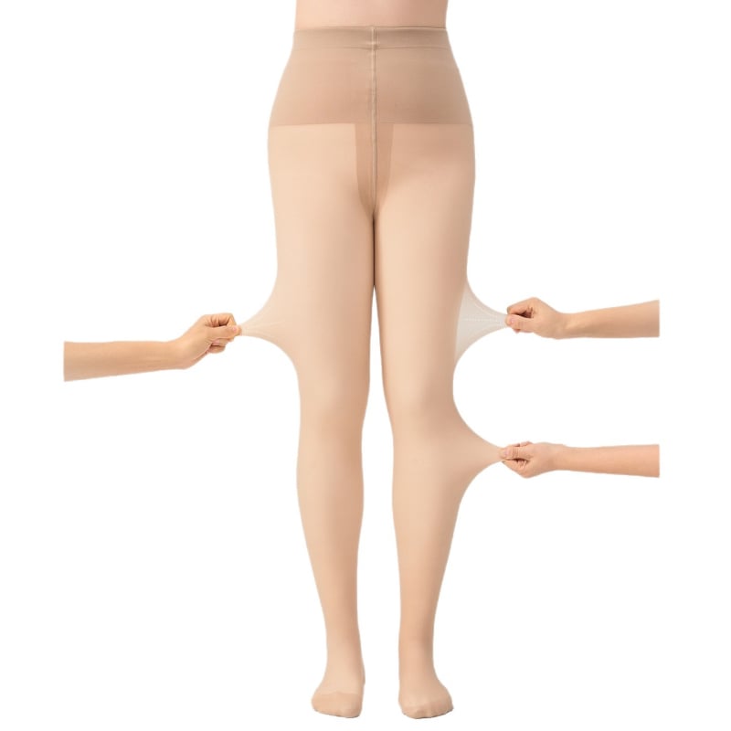 Plus-size kolgotke u boji kože, dvostruka flisa unutrašnjost, debele i tople za jesen-zimu, uz lifting zadnjice i oblikovanje nogu