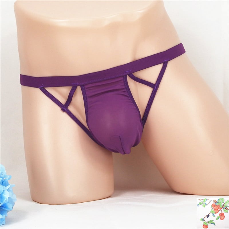 Ανδρικά εσώρουχα από νάιλον με δικτυωτό ύφασμα, U-σχήματος θήκη, διάτρητος σχεδιασμός, βασικό ύφασμα 90% νάιλον, επένδυση καβάλας 8% νάιλον