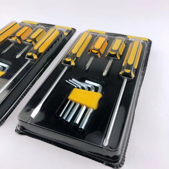 Plokščių, kryžiaus ir šešiakampių galvučių komplektas namų naudojimui | S2 įrankių plienas, izoliuota rankena, ne magnetinis