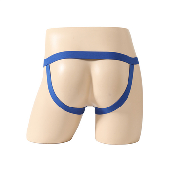 Ανδρικό σέξι εσώρουχο με δαντέλα και ελαστικά ιμάντια — πολυεστερικό ύφασμα, περιεκτικότητα 90–95% πολυεστέρα, μάρκα Izido, κυκλοφορία άνοιξη 2025, συσκευασία: σακούλα