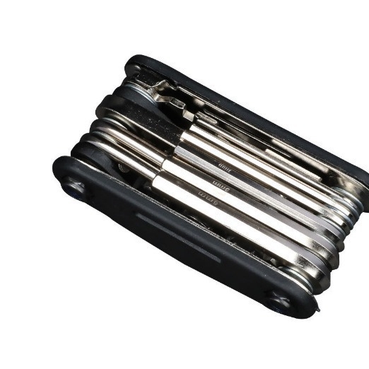 Set alata za popravak bicikla – sklopivi, višenamjenski, alati za popravak guma, set ključeva, marka QY