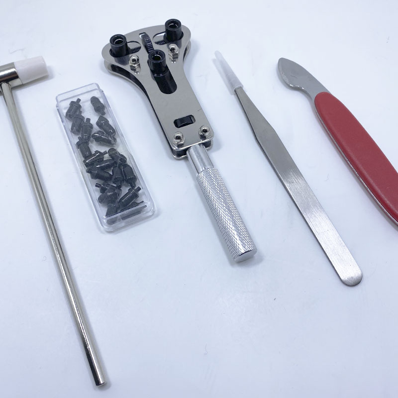 147-darabos óra-szerelő készlet vasból, órajavításra, háztartási használatra, nemzeti szabvány szerint