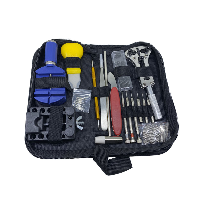 147-darabos óra-szerelő készlet vasból, órajavításra, háztartási használatra, nemzeti szabvány szerint