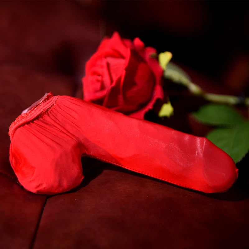 Мъжки пенис ръкав от найлон, U-образен джоб, еднообразно тъкане