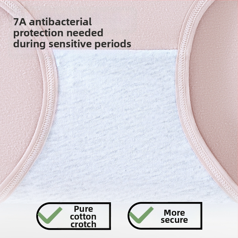 Ženske menstrualne gaćice visokog struka, pamuk, dišuće, trostruki topli džep za trbuh, otporne na curenje