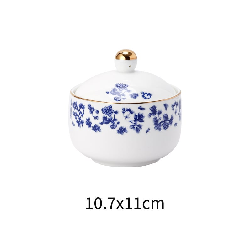 Portselanist hotellilaua serveerimiskomplekt, kolmekomponentne komplekt, hiina stiil, logoga kohandatav, kinkekarp