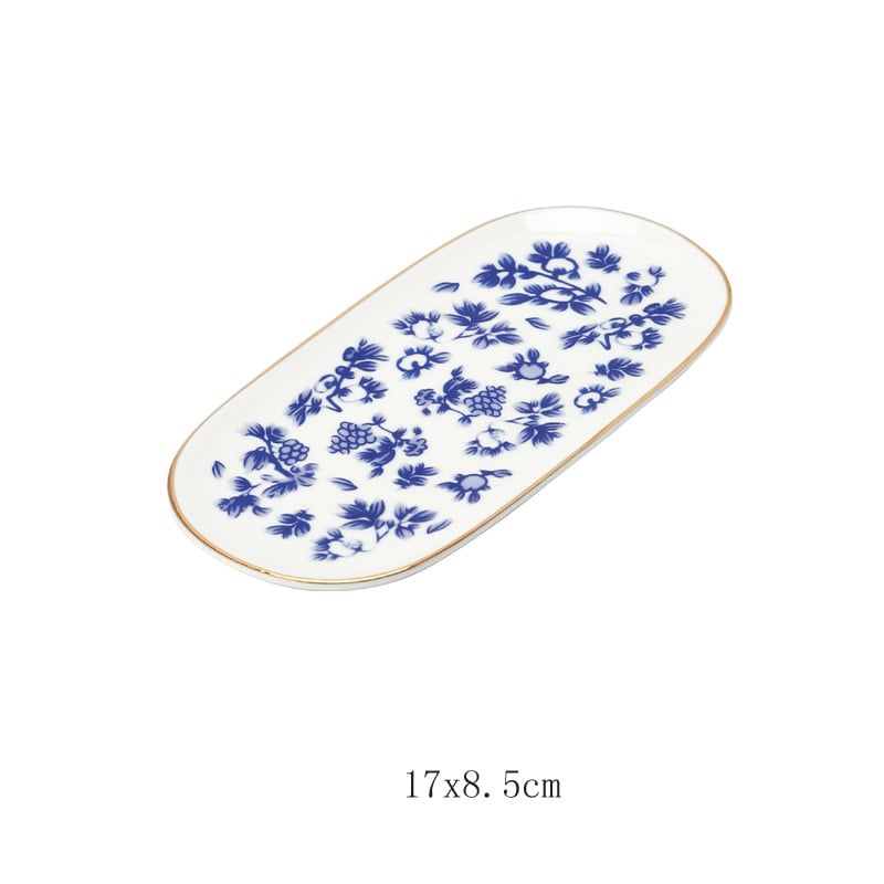 Portselanist hotellilaua serveerimiskomplekt, kolmekomponentne komplekt, hiina stiil, logoga kohandatav, kinkekarp