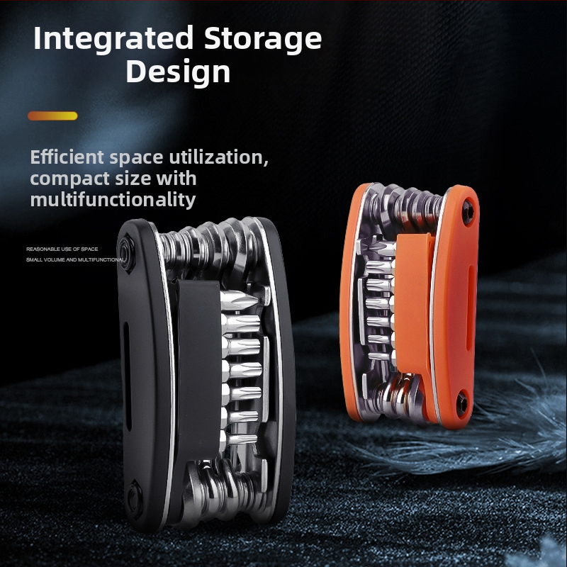 Bunguo 21-u-1 sklopivi komplet alata za popravak bicikla s rezačem lanca Bg-9890