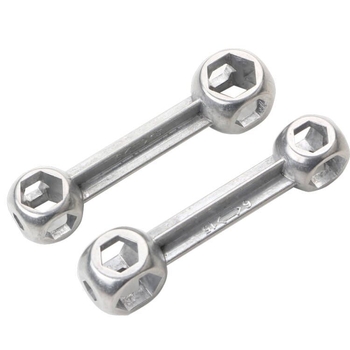 Kerékpár javító hatszögletű kulcs – 55# acél, oxidációs felületkezelés, hatszögletű fej