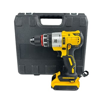 Cordless Impact Wrench and Drill Driver Set — Brushless Motor, Rechargeable Lithium Battery, Two-Speed, Pistol Grip, Universal Chuck