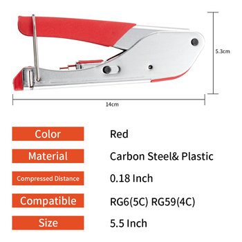 Kabelių crimimo replės su izoliacijos atjungimu, 52x12, svoris 0,6