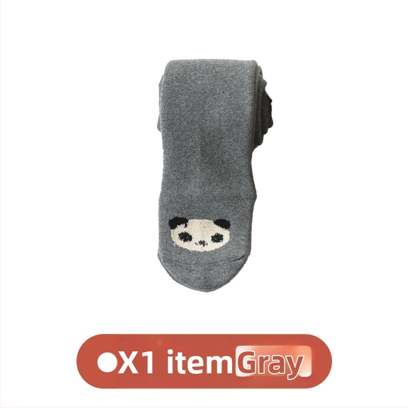 Bébik pamut terry vastag leggings ősz-télre, magas derekú, teljes hossz, 90% pamut, rajzfilm mintával