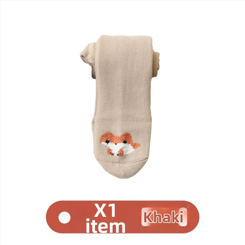 Bébik pamut terry vastag leggings ősz-télre, magas derekú, teljes hossz, 90% pamut, rajzfilm mintával