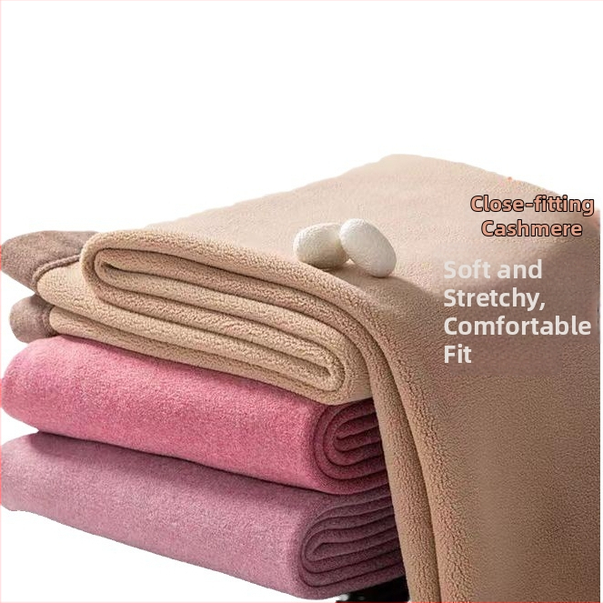 Dámske fleecové termopanty s tvarovaním tela, stredne vysoký pás, extra hrubá látka, velúr podšívka