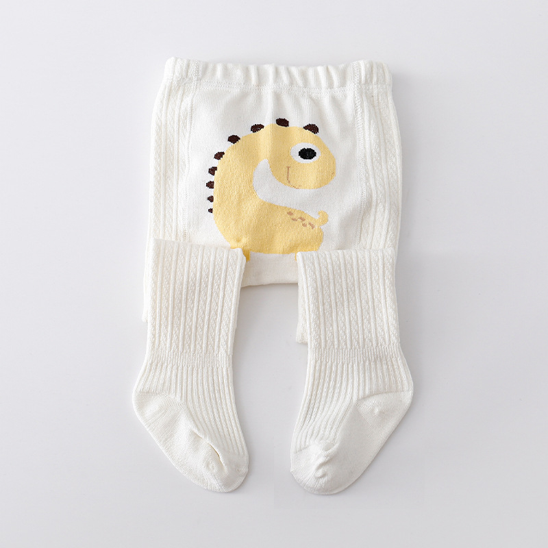 Akril szálból készült bélelt gyerek leggings, magas derekú, őszi-téli, 0–1 éves, koreai stílus, 43% akril