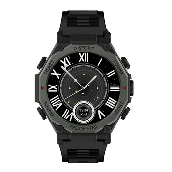 GT6 Pro Smartwatch – κυκλική οθόνη TFT, λουρί σιλικόνης, παρακολούθηση ύπνου, Bluetooth συνδεσιμότητα, ασύρματη φόρτιση