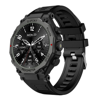 GT6 Pro Smartwatch – κυκλική οθόνη TFT, λουρί σιλικόνης, παρακολούθηση ύπνου, Bluetooth συνδεσιμότητα, ασύρματη φόρτιση