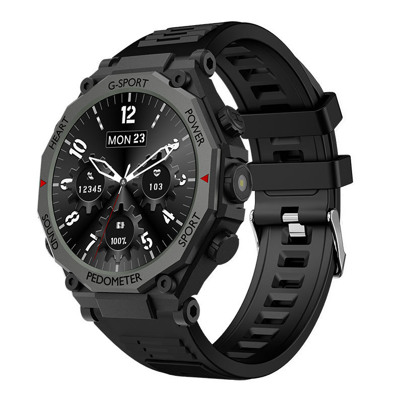 GT6 Pro Smartwatch – κυκλική οθόνη TFT, λουρί σιλικόνης, παρακολούθηση ύπνου, Bluetooth συνδεσιμότητα, ασύρματη φόρτιση