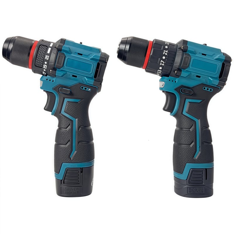 Vezeték nélküli fúró brushless motorral, 16.8V, pisztolyfogantyú, lépcsőmentes sebességszabályozás, önzáró tokmány