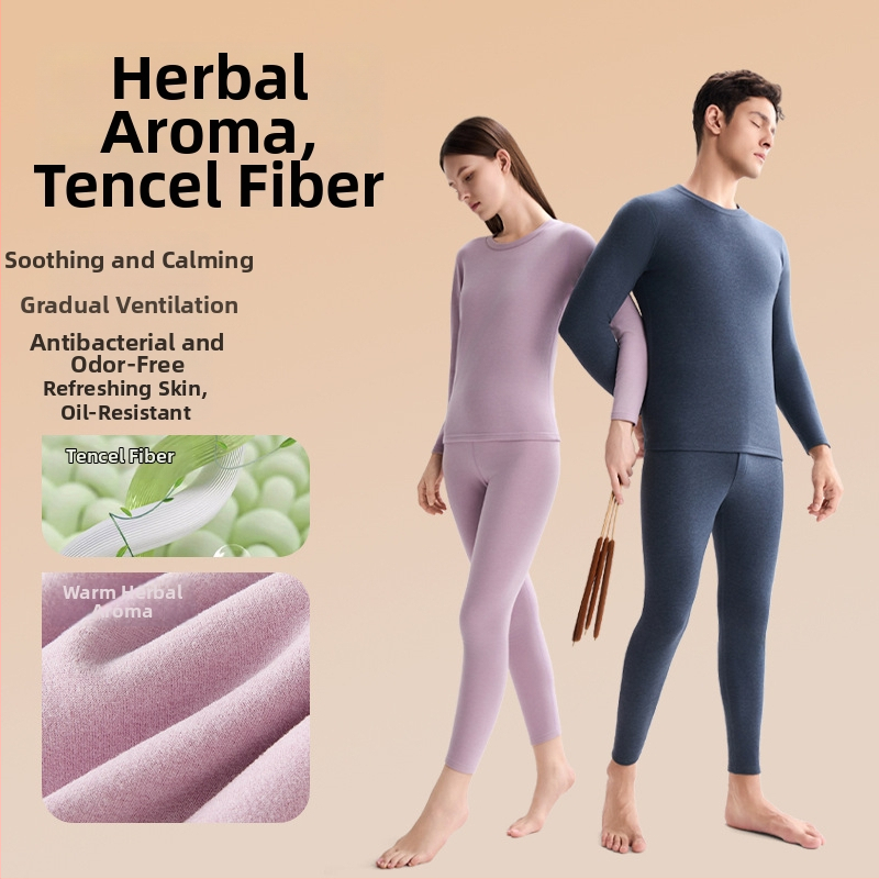 Unisex grafen-velur termo donje rublje s fleec podstavom, infracrveno zagrijavanje, debeo materijal 251–300 g/m², dugi rukavi, okrugli ovratnik, jesensko-zimski par