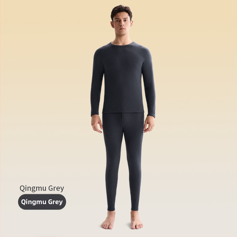Unisex grafen-velur termo donje rublje s fleec podstavom, infracrveno zagrijavanje, debeo materijal 251–300 g/m², dugi rukavi, okrugli ovratnik, jesensko-zimski par