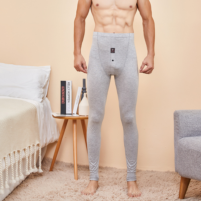 Išplėstinė vyriškų termo kelnių versija - itin plonos, kvėpuojančios, elastingos, aukštos juostos; Modal 55%, pamušalas medvilnės 40%