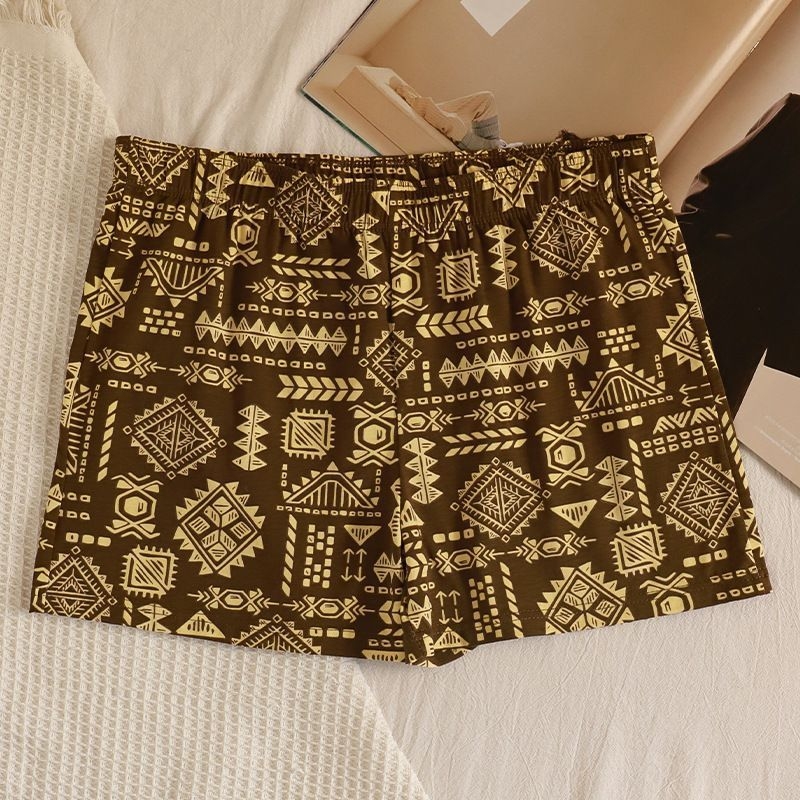 Muške hlače u vintage etno stilu, geometrijski uzorak (90–95% pamuka; pleteni materijal; prozračan; antibakterijski)