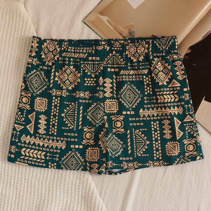 Muške hlače u vintage etno stilu, geometrijski uzorak (90–95% pamuka; pleteni materijal; prozračan; antibakterijski)
