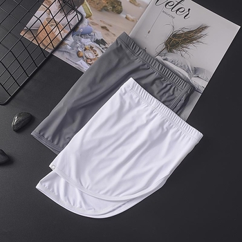 Muške boxer gaće od Ice Silk s najlonskom podstavom, srednji pojas, bezšivne, jednobojne