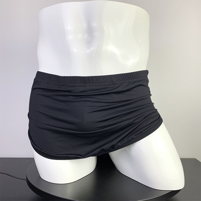 Muške boxer gaće od Ice Silk s najlonskom podstavom, srednji pojas, bezšivne, jednobojne
