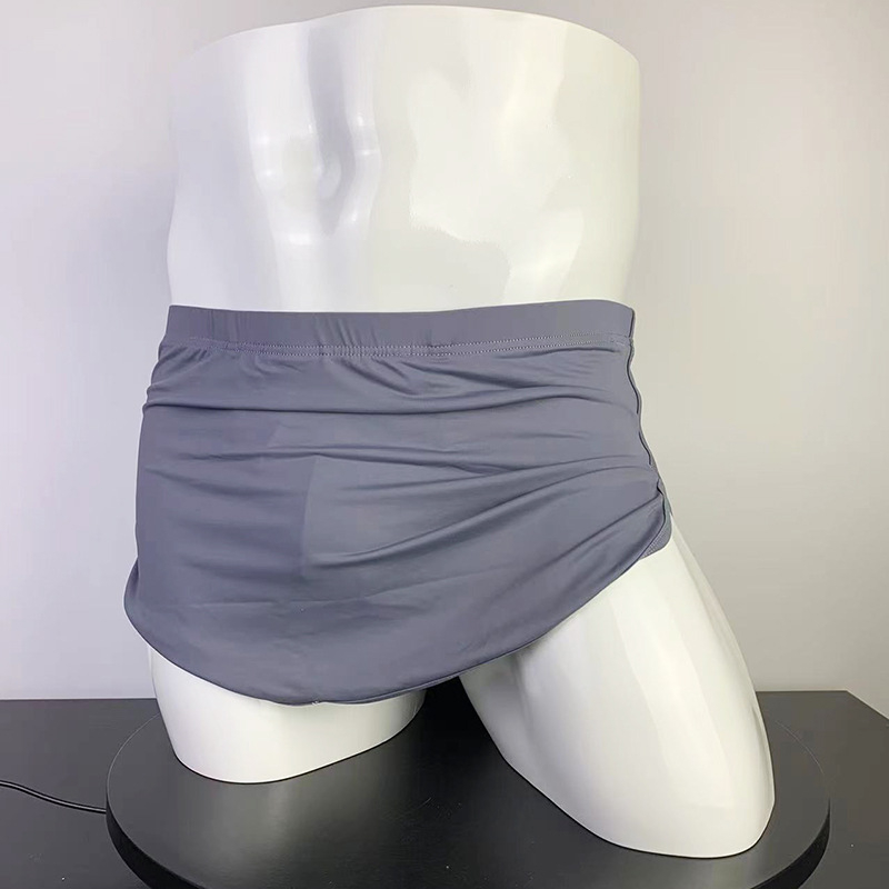 Muške boxer gaće od Ice Silk s najlonskom podstavom, srednji pojas, bezšivne, jednobojne