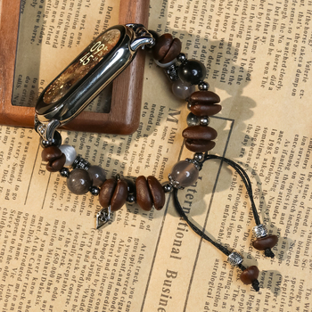 Brățară DIY Mi Band 8 Pro/9 Pro cu cataramă, dimensiune interfață personalizată, stil simplu (ediția NFC 9/8/7/6)