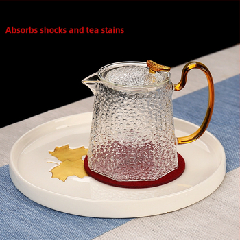 Ringjas filtsist teesalus tee seremonia jaoks, soojusisolaator, libisemisvastane ja imav