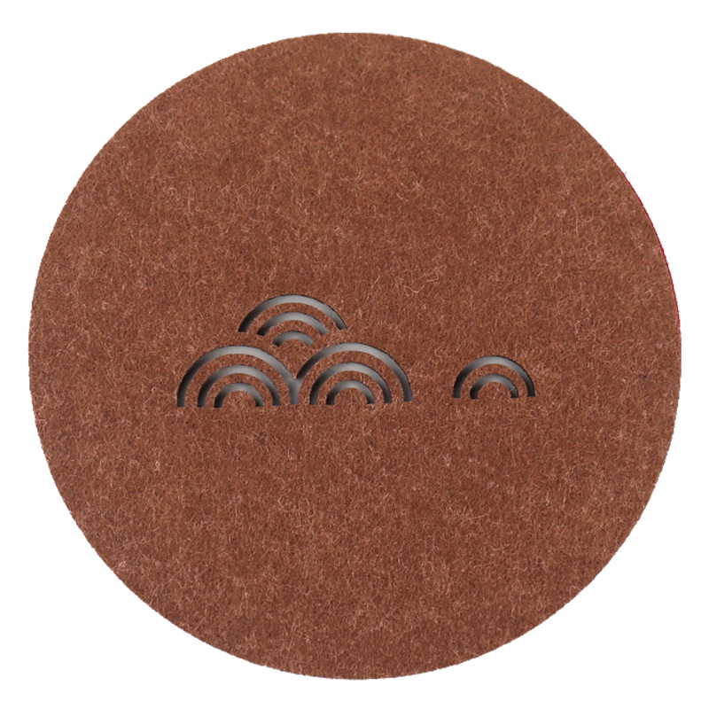 Ringjas filtsist teesalus tee seremonia jaoks, soojusisolaator, libisemisvastane ja imav