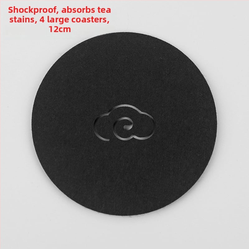 Ringjas filtsist teesalus tee seremonia jaoks, soojusisolaator, libisemisvastane ja imav