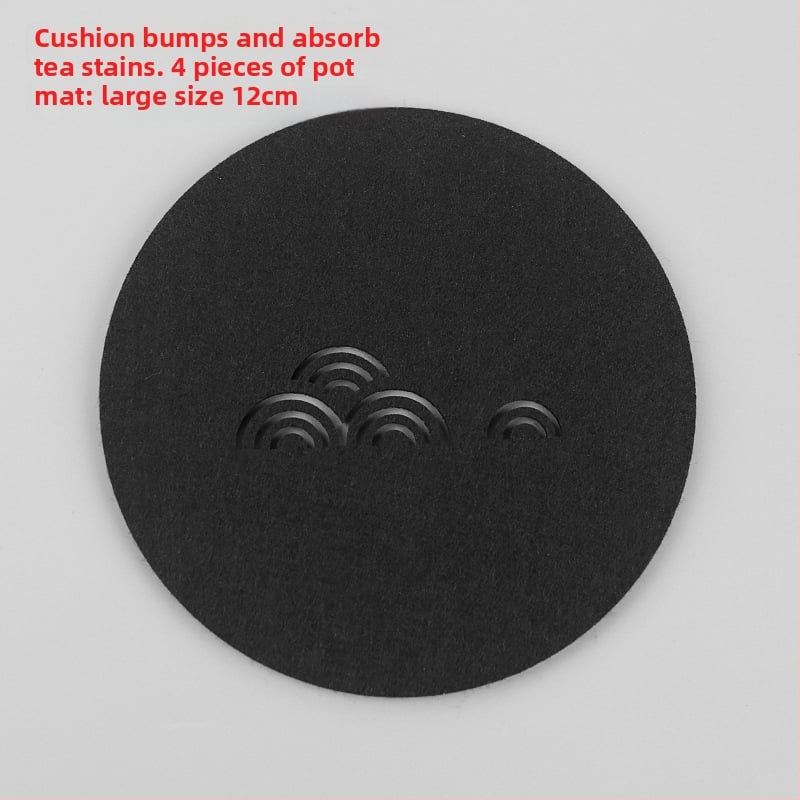 Ringjas filtsist teesalus tee seremonia jaoks, soojusisolaator, libisemisvastane ja imav