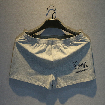 Muške gaćice od čistog pamuka, srednji pojas, prozračne, pletene, otisnute