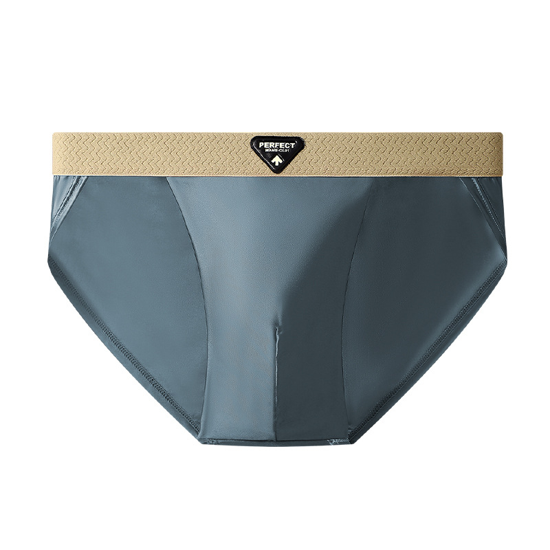 Muške bokserice od najlona, prozračne, brzo se suše, pleteni kroj, srednji pojas, pamučna podstava