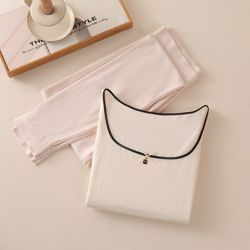 Ženski modalni termalni komplet – bezšivni oblikovani, debeo 201-250 g/m², flekse podstava, dugi rukav + dugi hlače, bazni sloj, jesen-zima