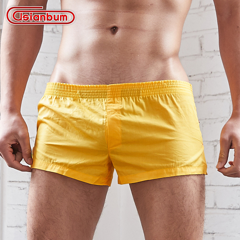 Muške pamučne hlače za dom, niski pojas, prozračne, antibakterijske, jednofarbne sportske hlače