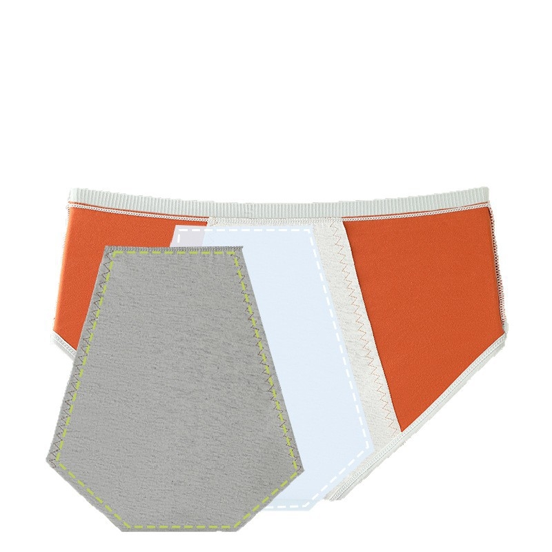 Менструални дамски панталони от памук – основна материя 95% памук, подплата от памук 95%, средно висока талия, защита от протичане