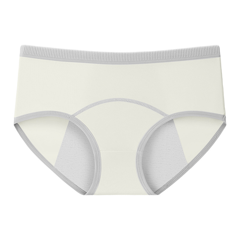 Менструални дамски панталони от памук – основна материя 95% памук, подплата от памук 95%, средно висока талия, защита от протичане