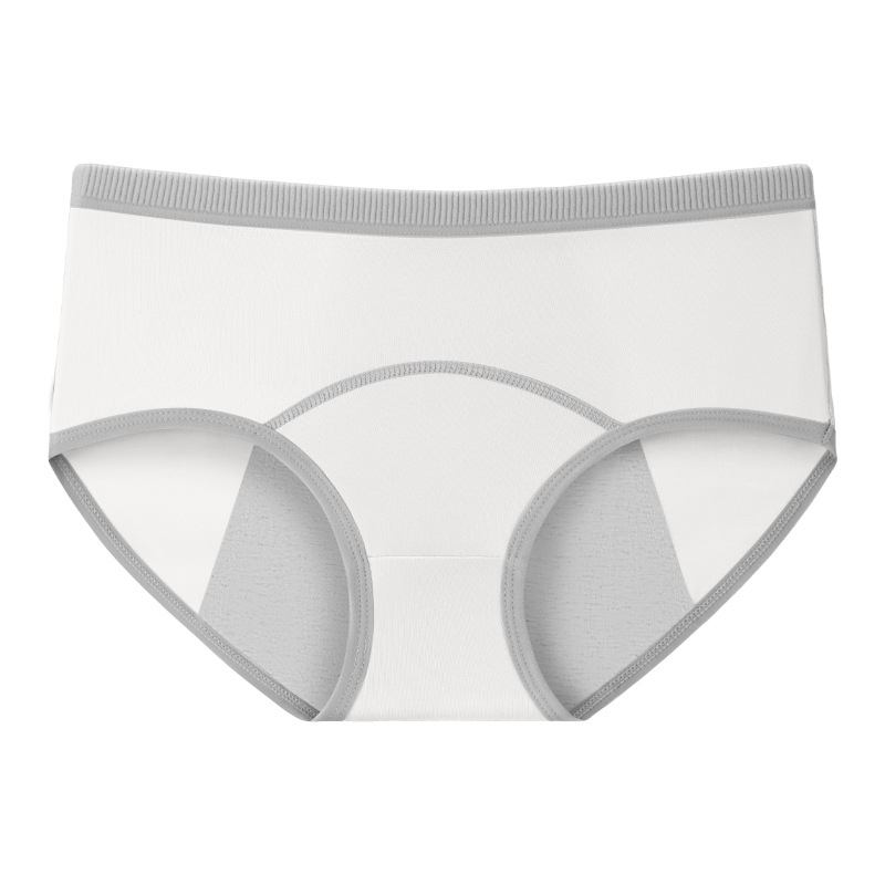 Менструални дамски панталони от памук – основна материя 95% памук, подплата от памук 95%, средно висока талия, защита от протичане