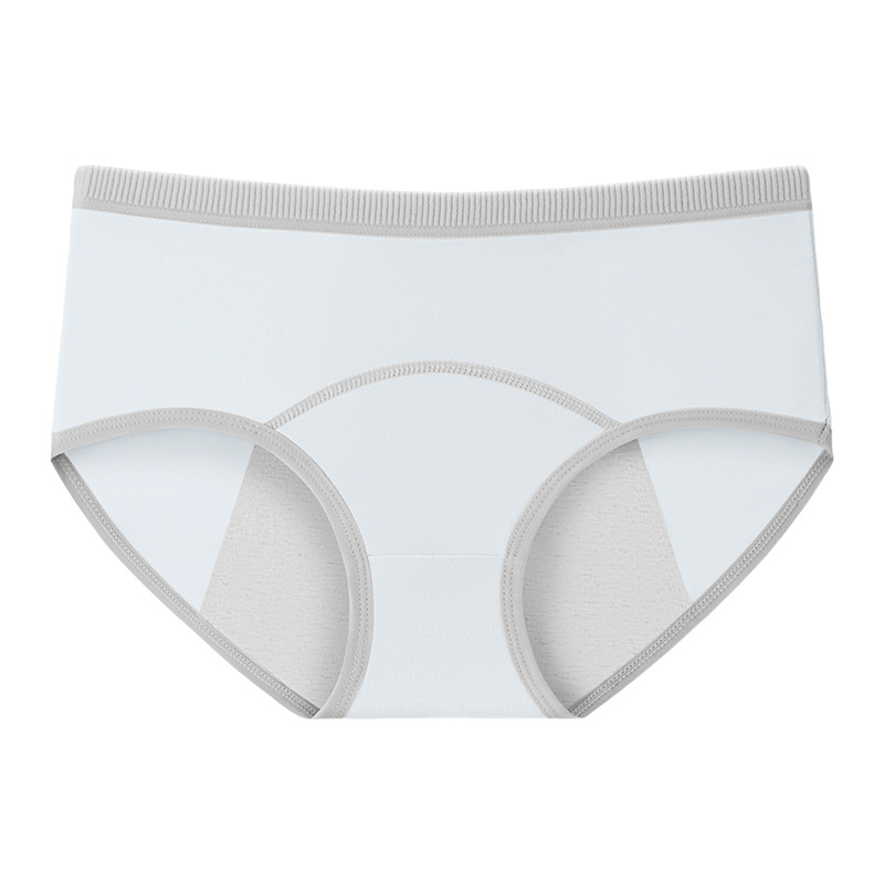 Менструални дамски панталони от памук – основна материя 95% памук, подплата от памук 95%, средно висока талия, защита от протичане